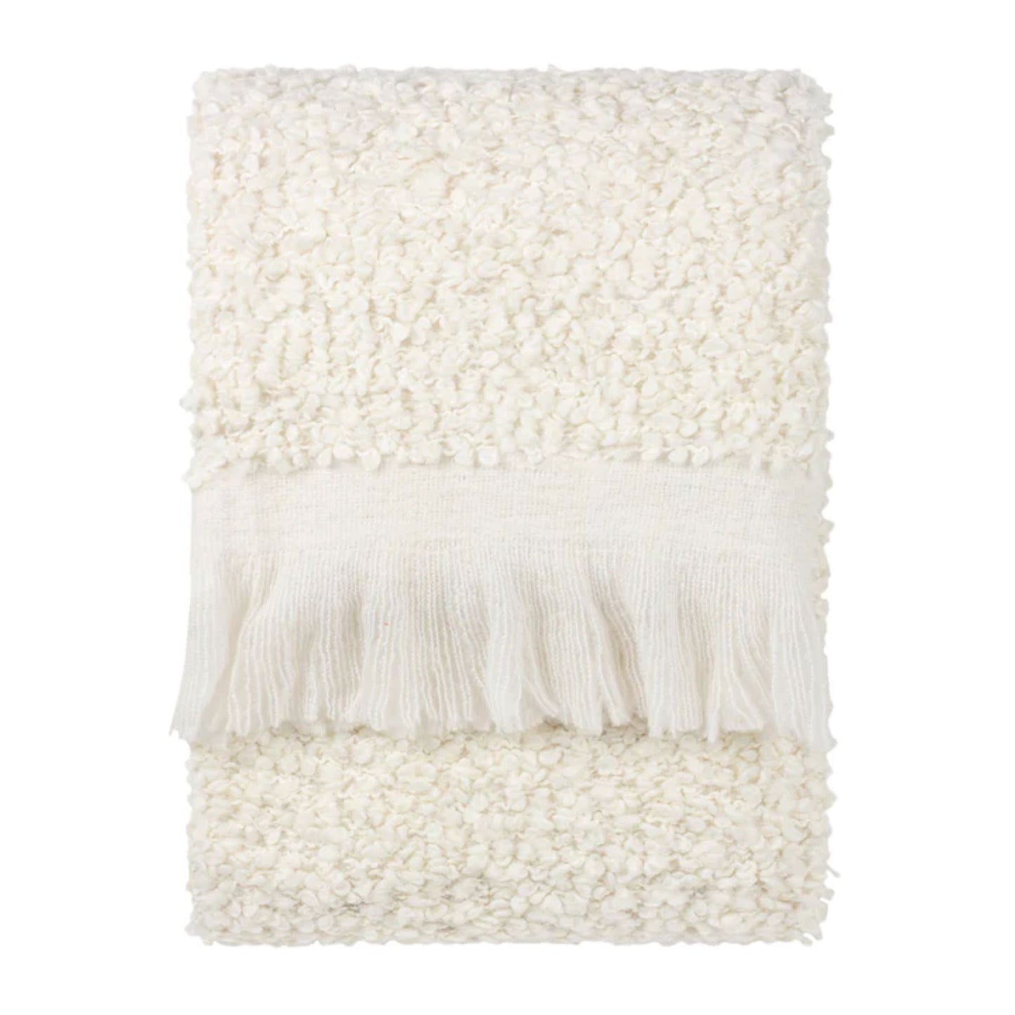 Ida Luxury Throw Ginger & Ecru