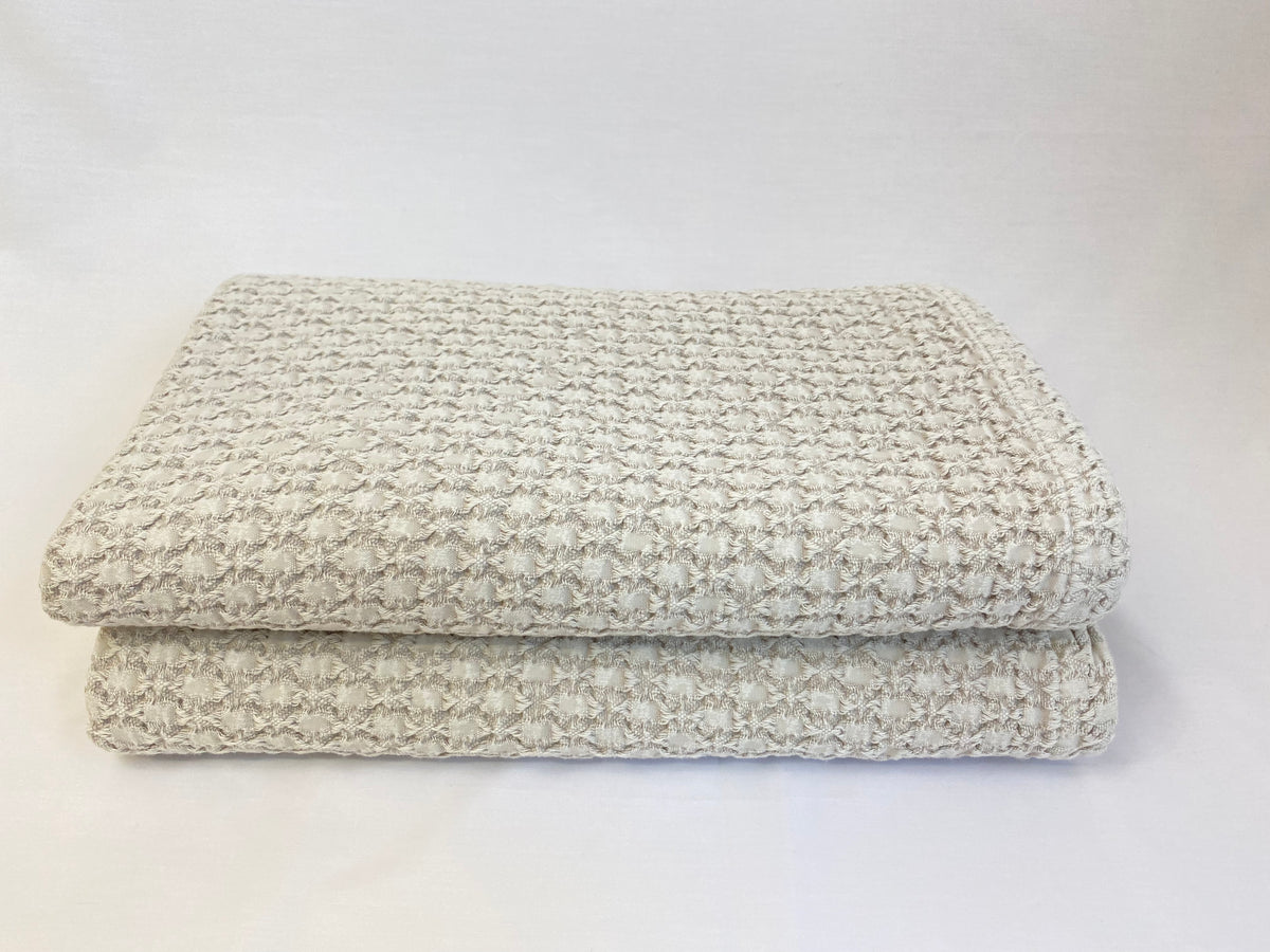 Lunar Stone / Blush / Blue Bedspread 220 x 260cm