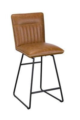 Mustang Counter Chair Tan / Grey