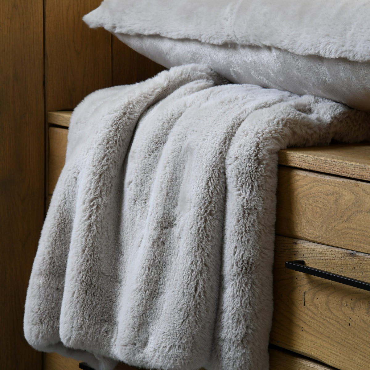 Bostan Plaid Throw - Natural