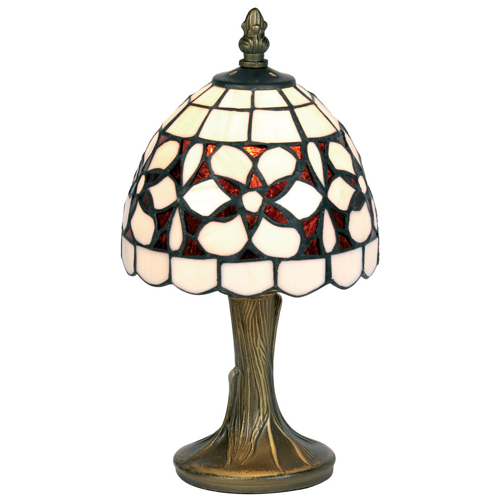 Amber Flower Tiffany Style Lamp