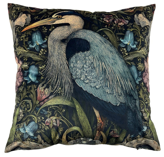 Elbrus Blue Crane Cushion