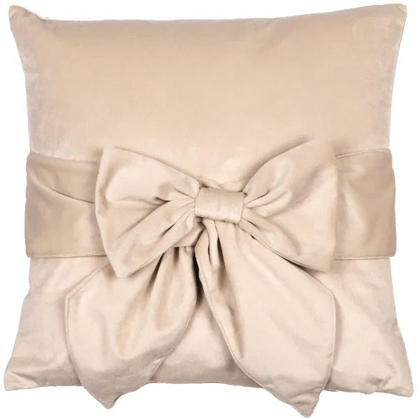 Tied Up Bow Cream Cushion