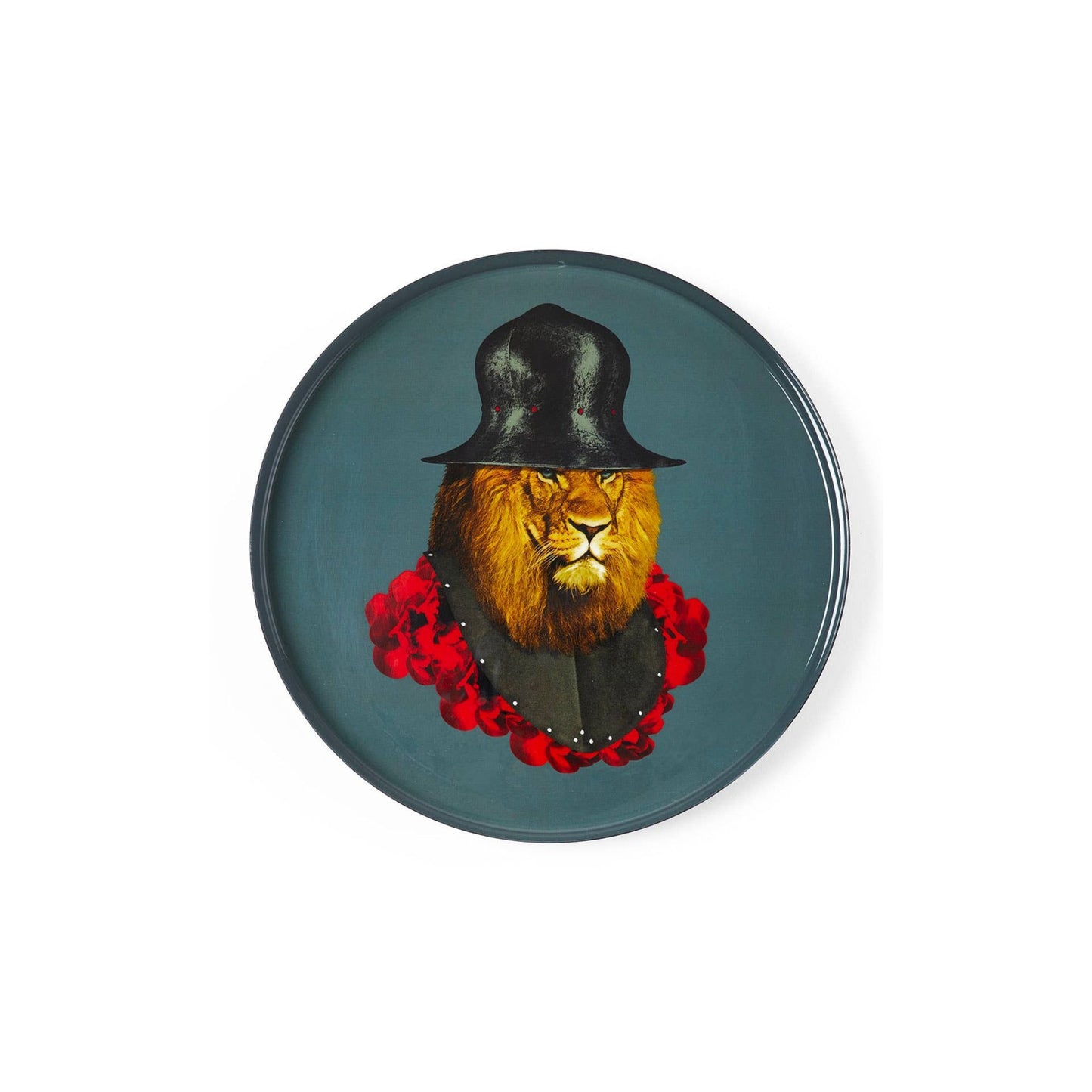 Round Lion Quichotte Tray