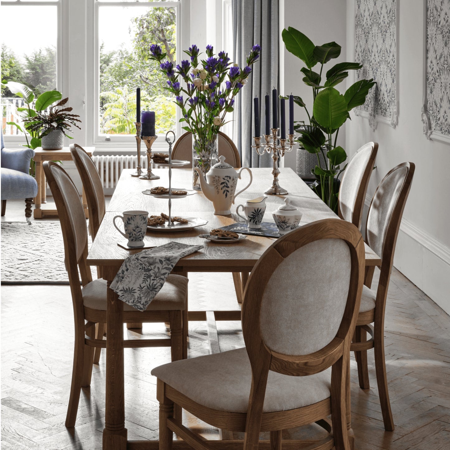 Katie Oak Extending Dining Table