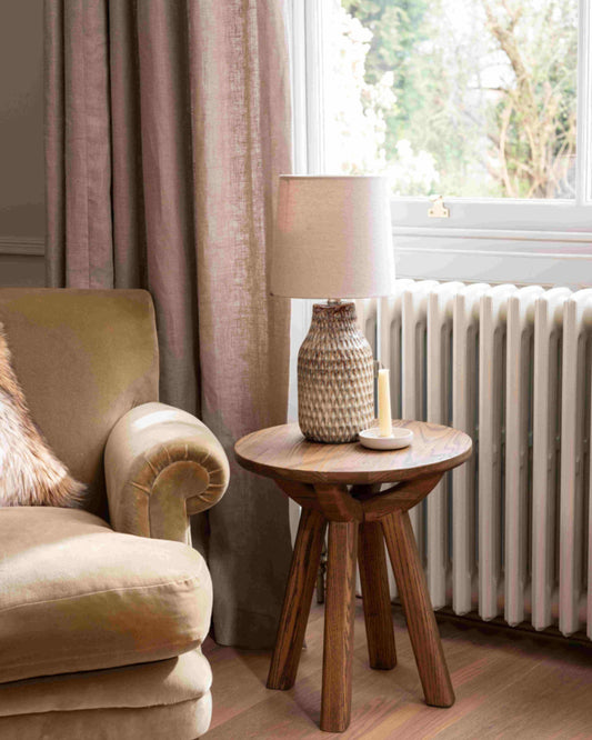 Douglas Oak Lamp Table