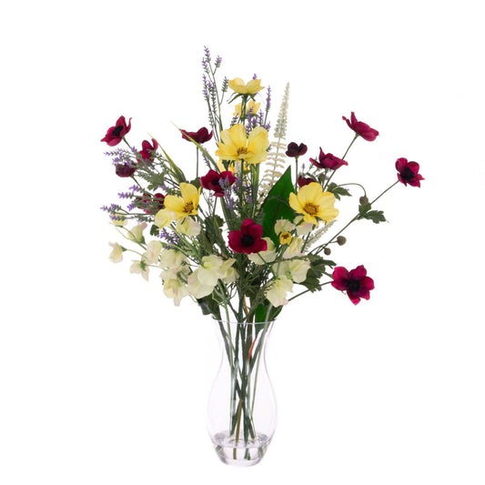 Garden Flower Bouquet in Vase