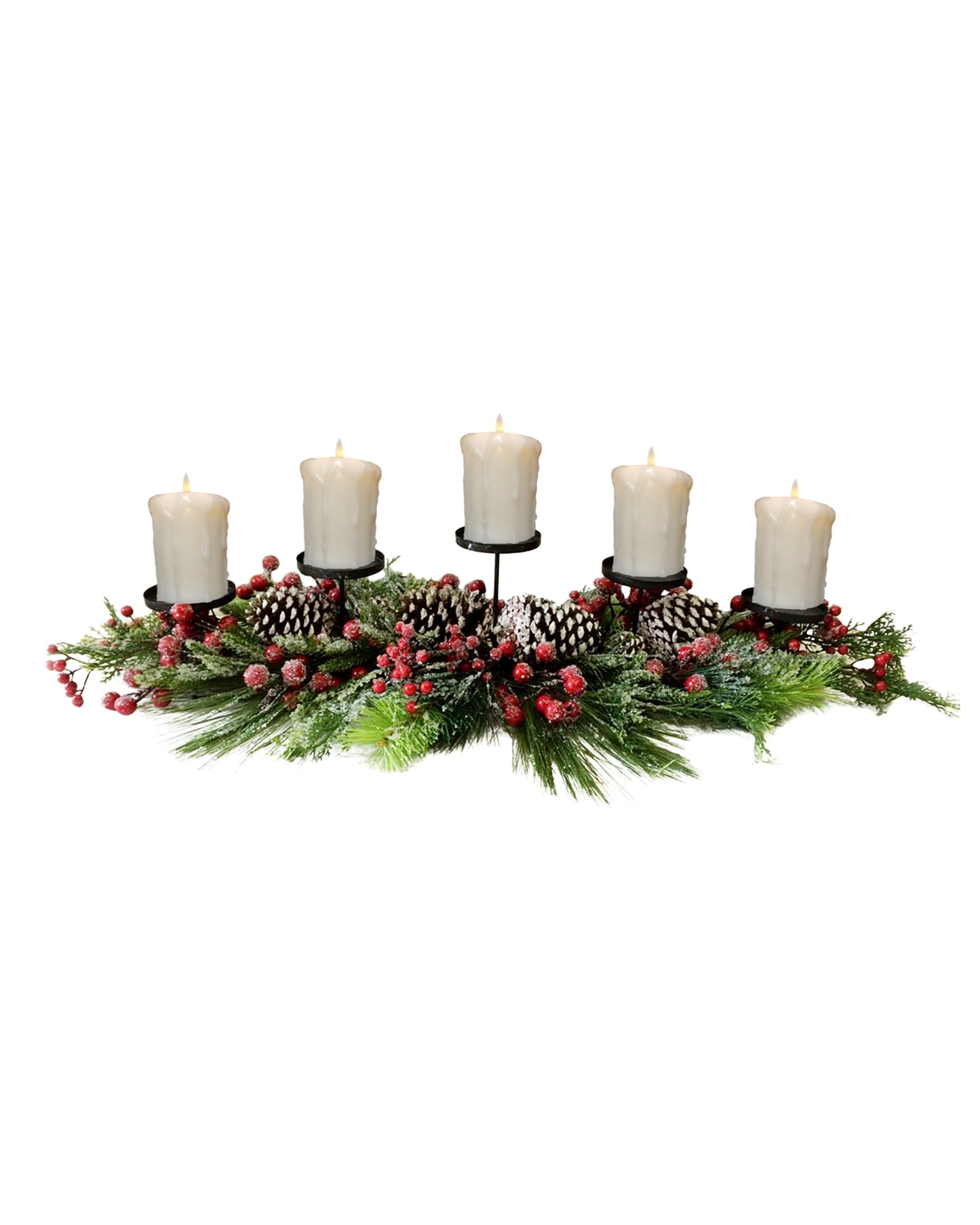 Christmas Table Centre Piece 3 / 5 Candle Holder