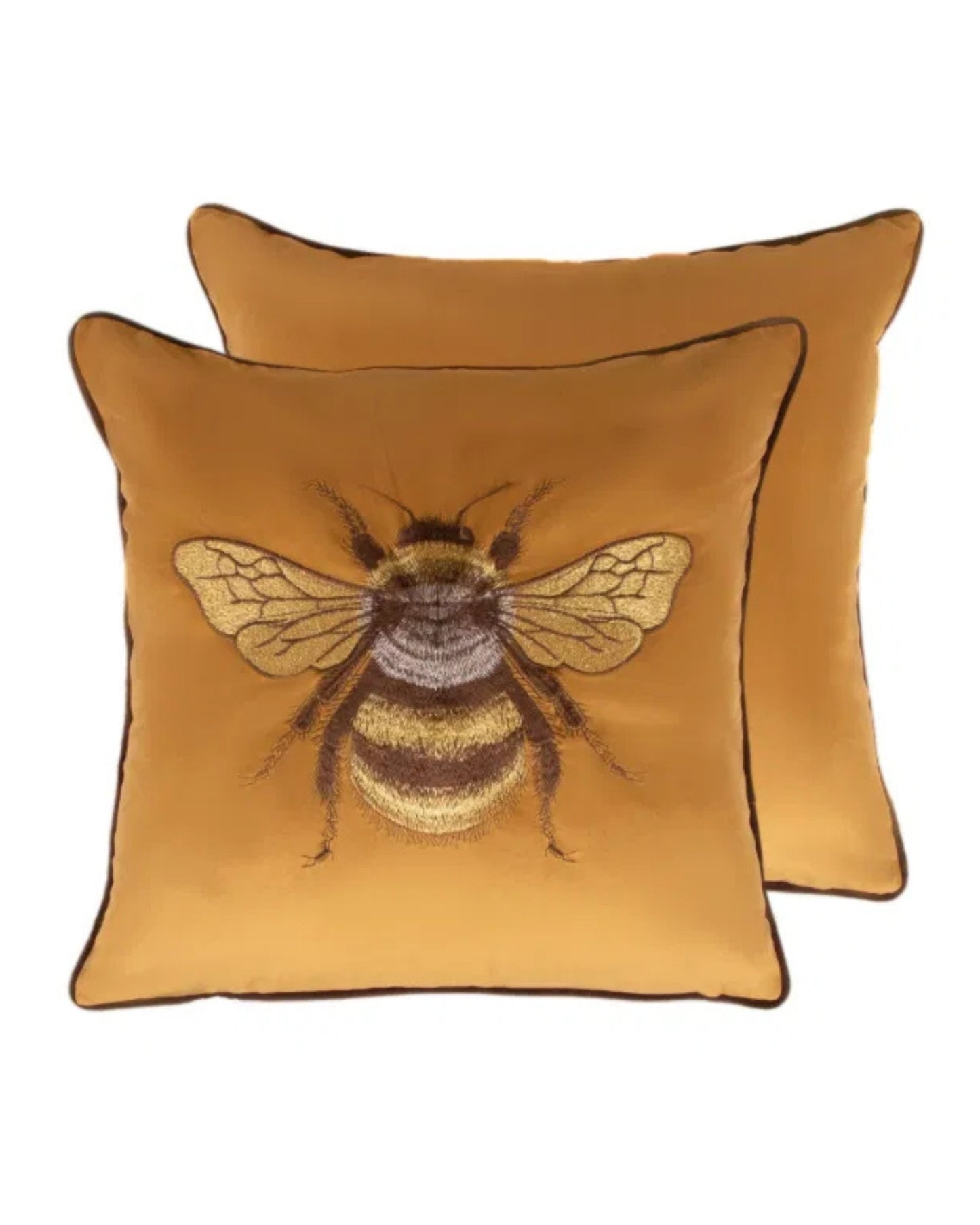 Bertie Bee Velvet Cushion