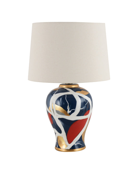 Bru Swirl Ceramic Table Lamp