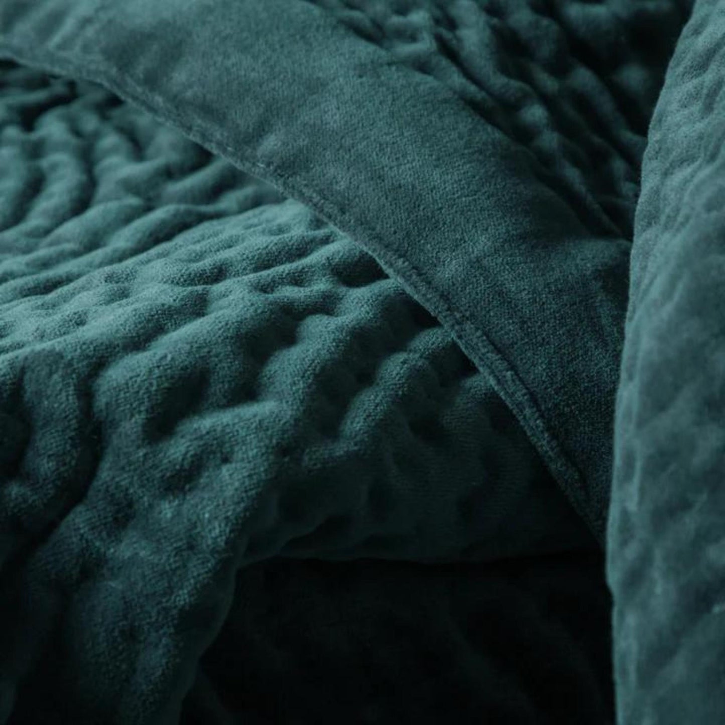 Haze Velvet Throw Ocean