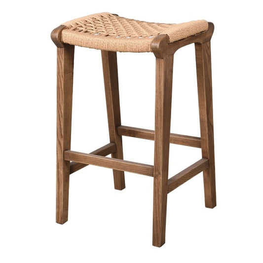 Latice Oak Barstool