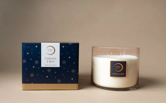 Torc large 4 wick candle Frankincense & Myrrh