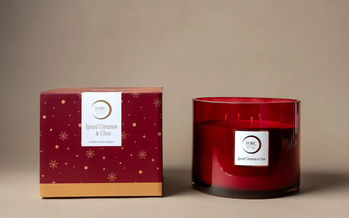 Torc large 4 wick candle Spice Cinnamon & Clove