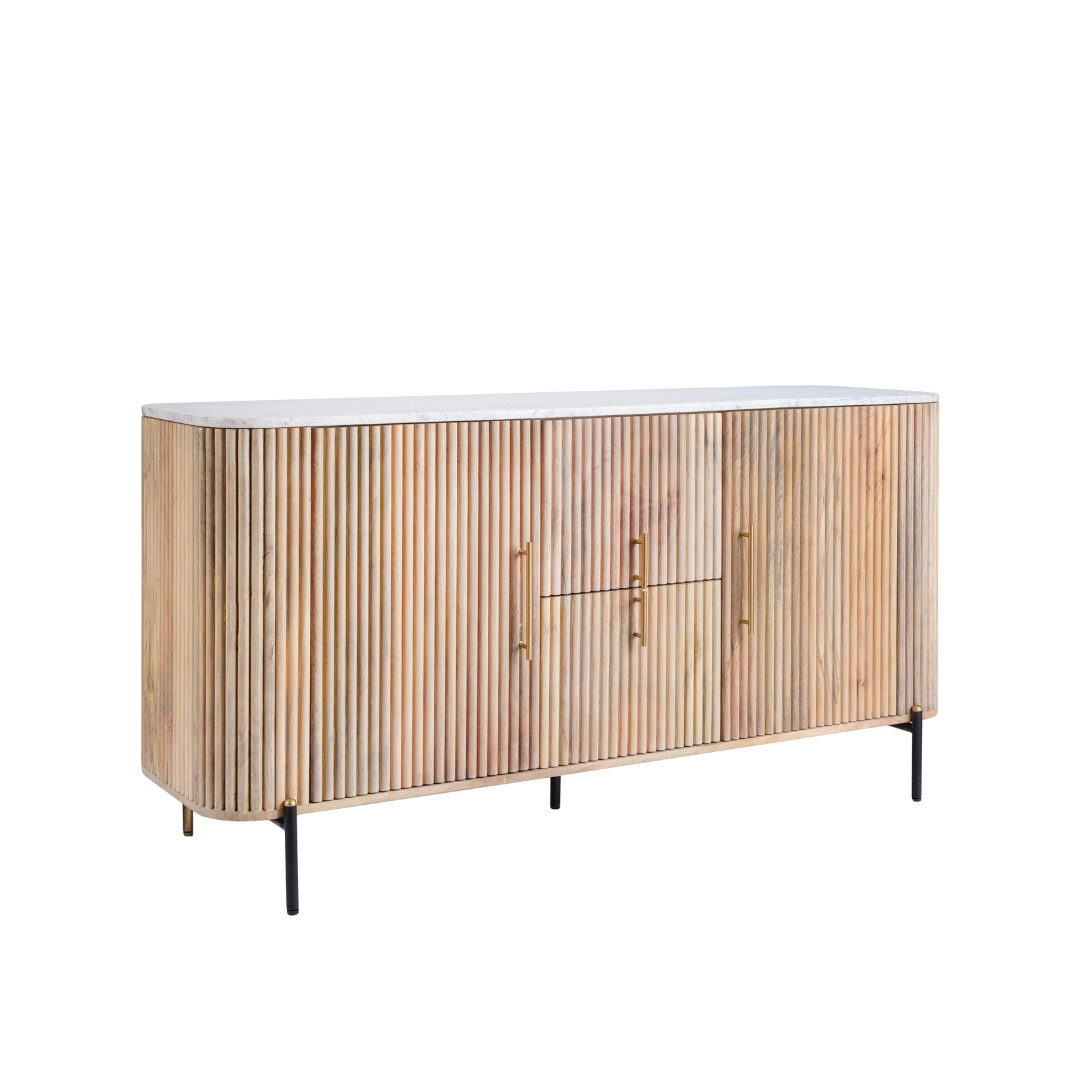MARBLE SIDEBOARD BLANCO AVAILABLE TO ORDER