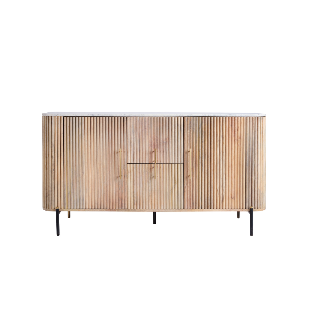 MARBLE SIDEBOARD BLANCO AVAILABLE TO ORDER