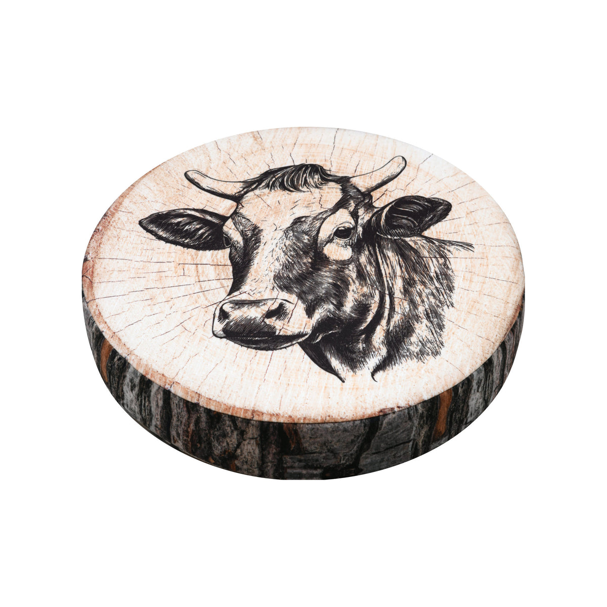 Sallanches Round Chair Pad - Brown