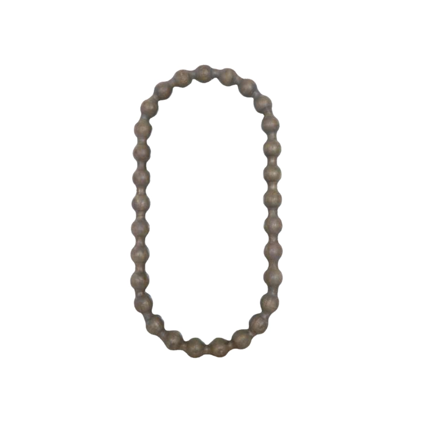 Bobbin Greywash Oval Mirror