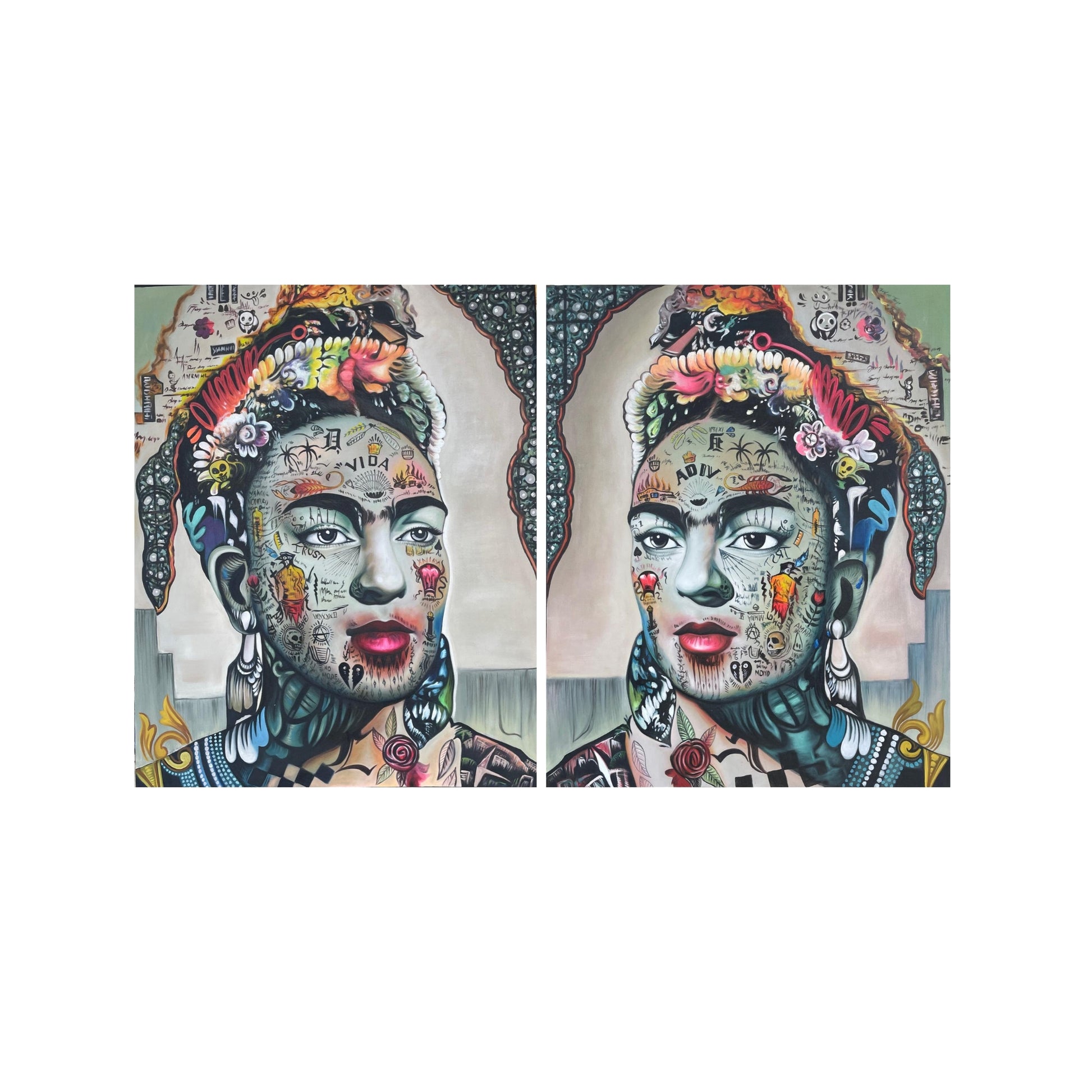 Zara & Kali Canvas Art