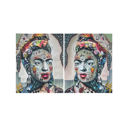 Zara & Kali Canvas Art