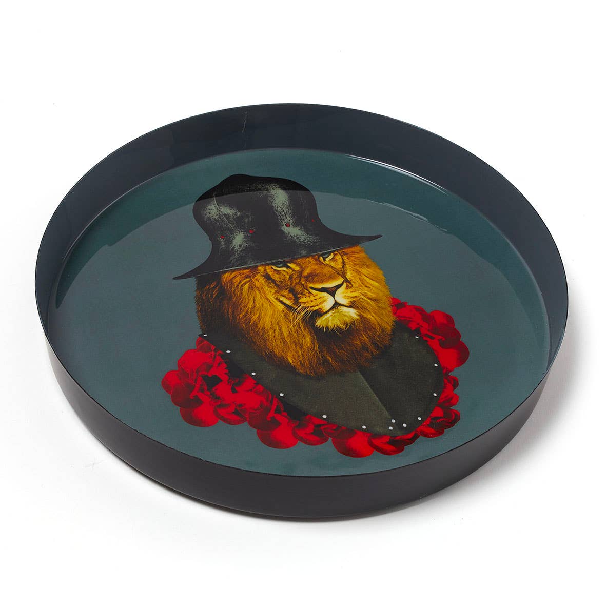 Round Lion Quichotte Tray
