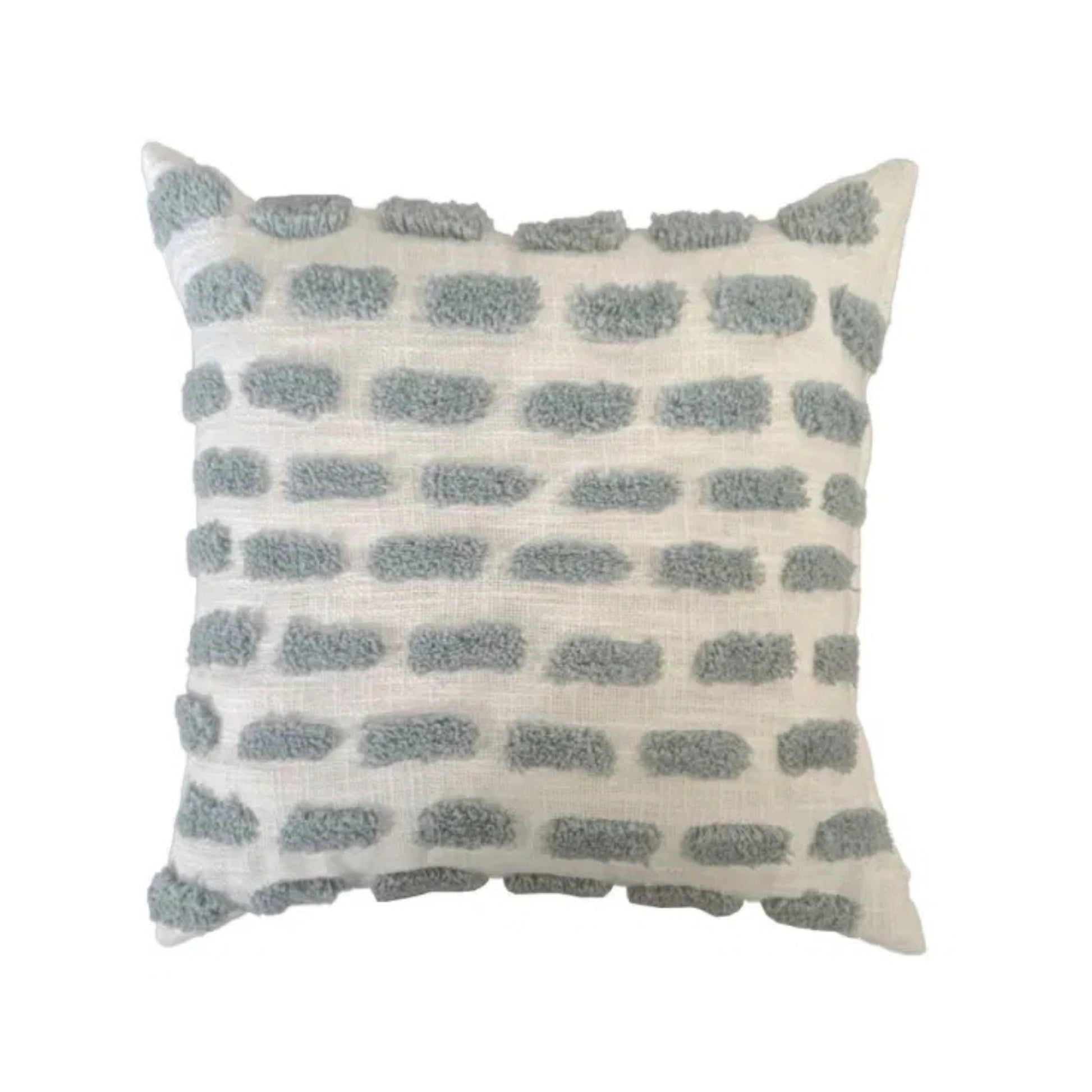 Ridge Tufted Dash Design Cushion 43x43cm