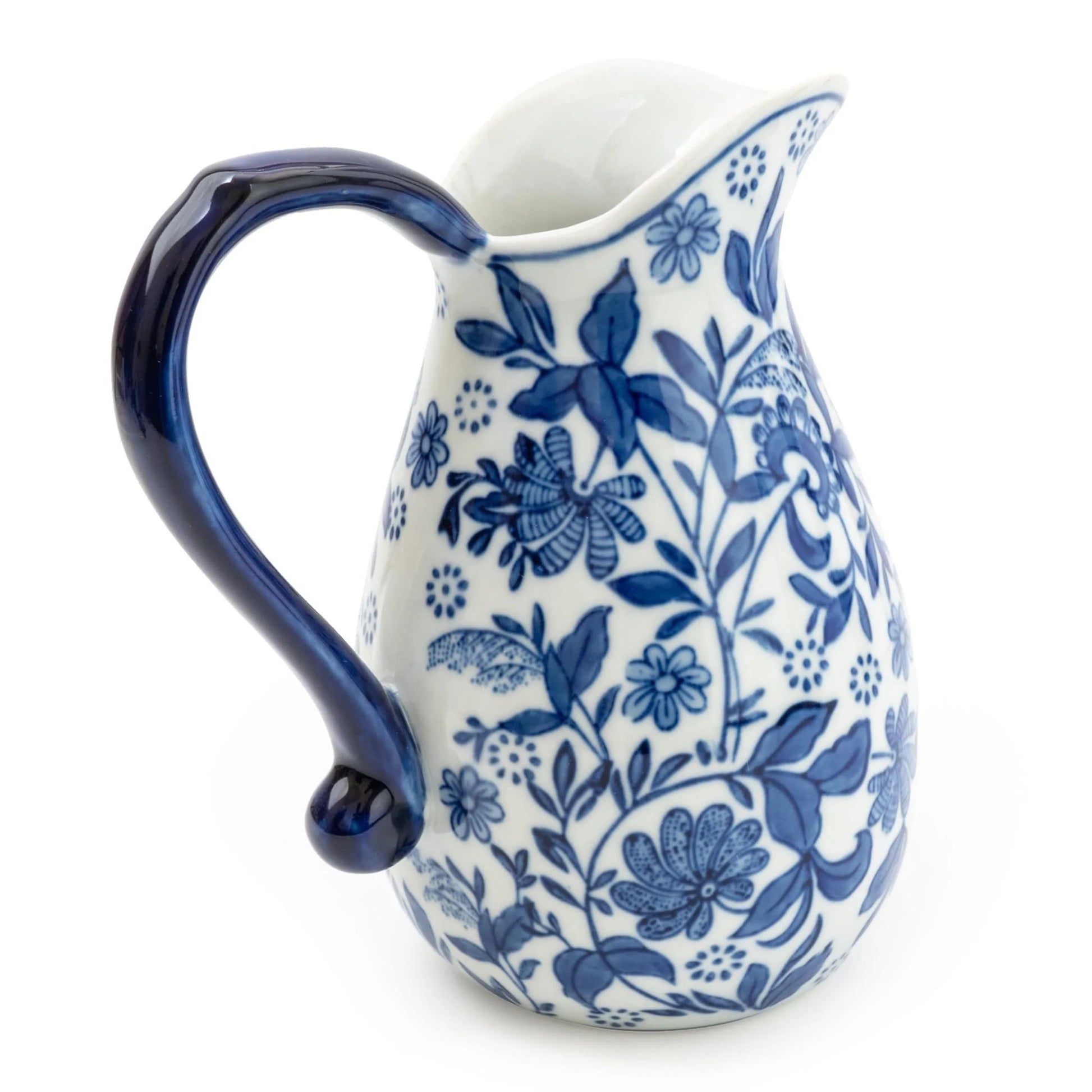 Sumatra Blue & White Ceramic Jug