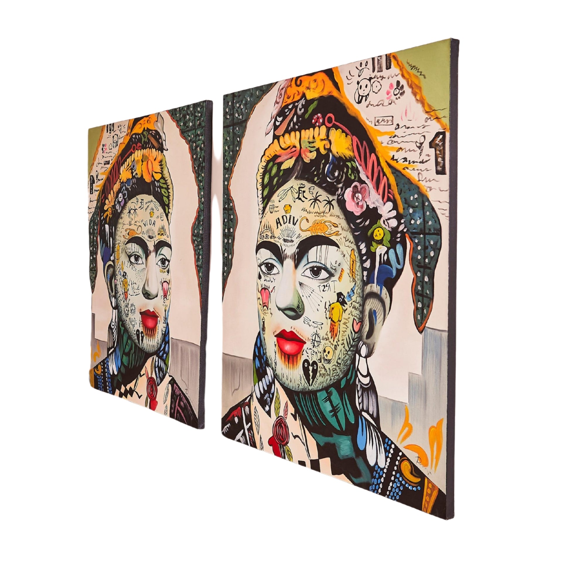 Zara & Kali Canvas Art