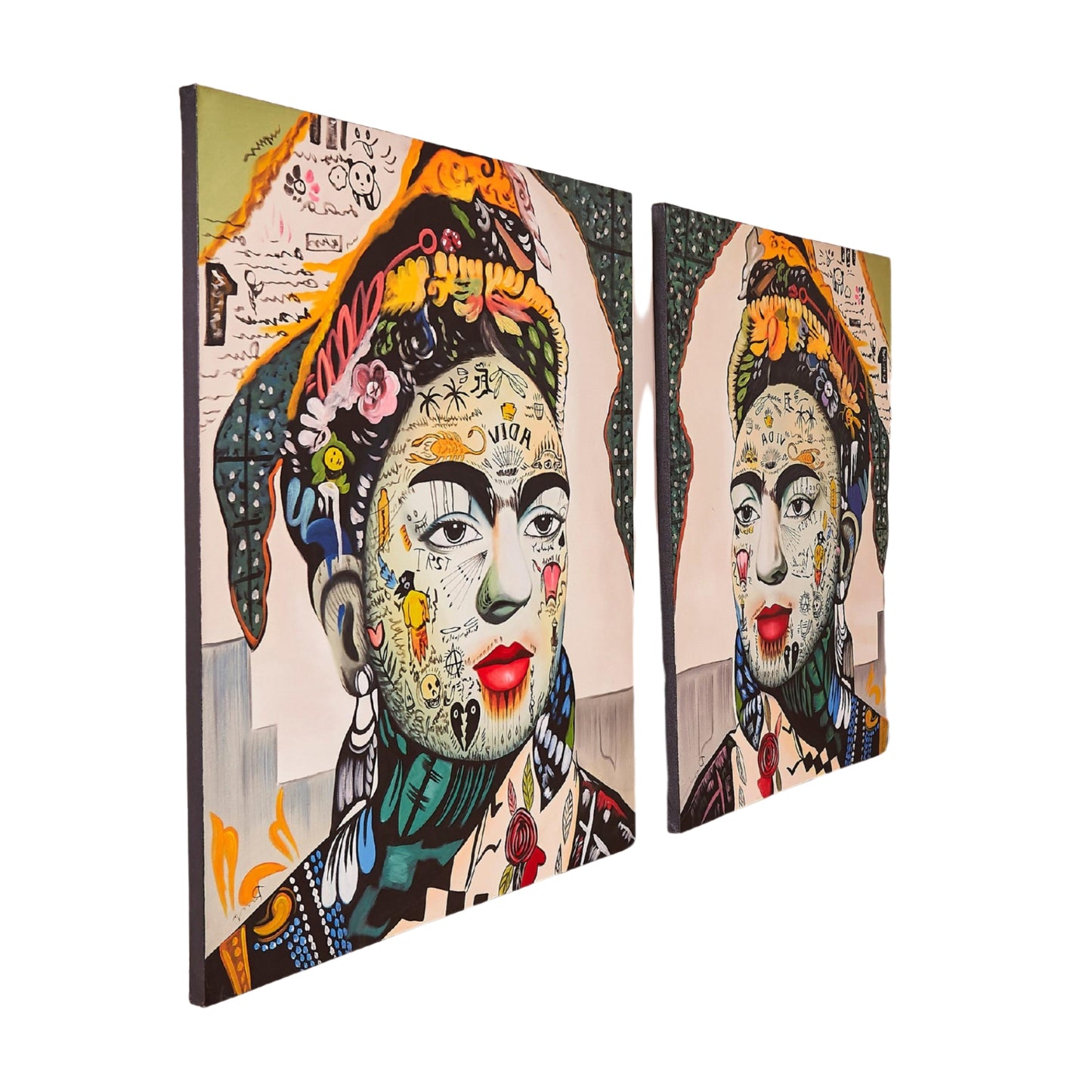 Zara & Kali Canvas Art