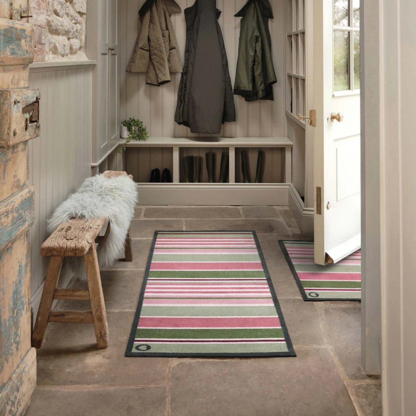 Hug Rug Country Rose Stripe Mat / Runner