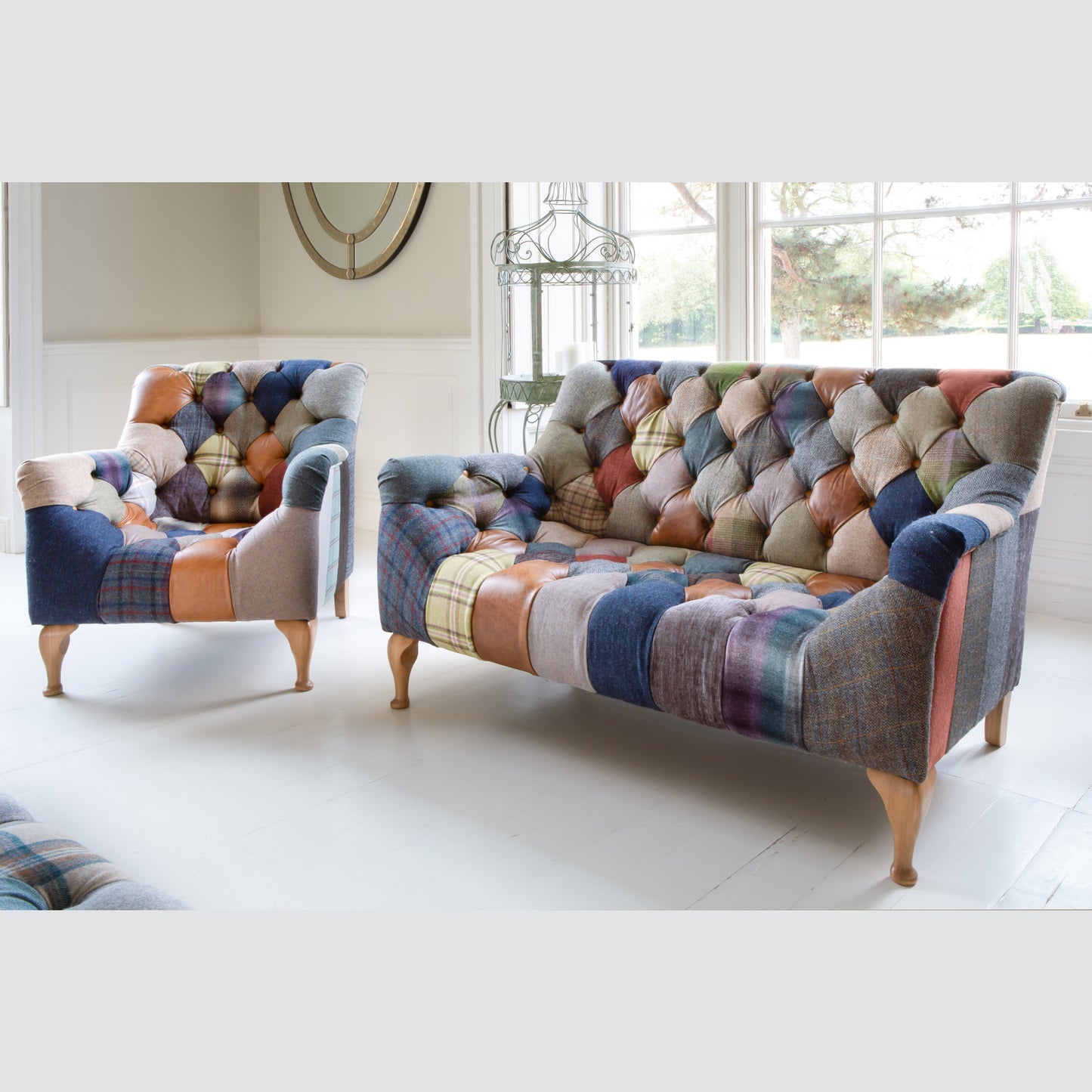 Bramble Patchwork 2 Seater Sofa