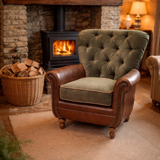 Will Button Backed Armchair