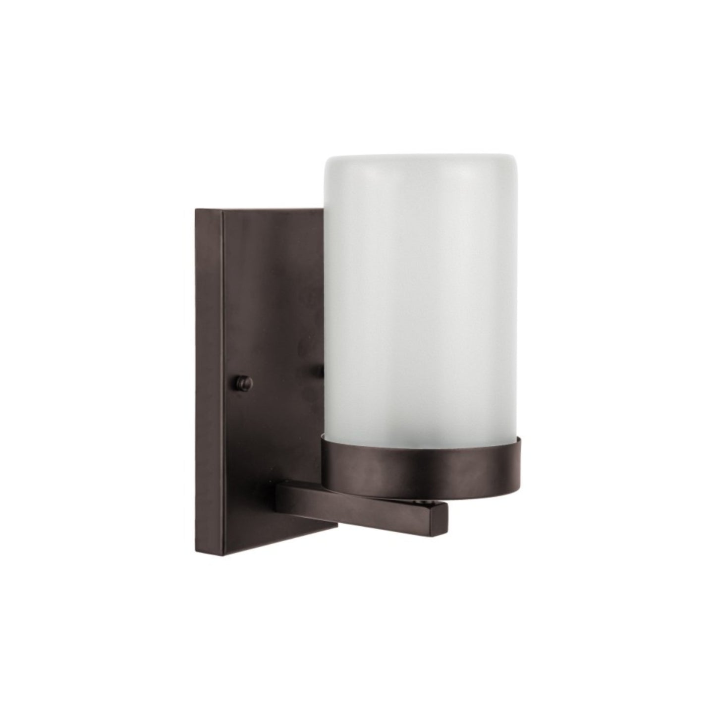 Brown Outdoor Rechargeable Wall Lamp Glass Shade