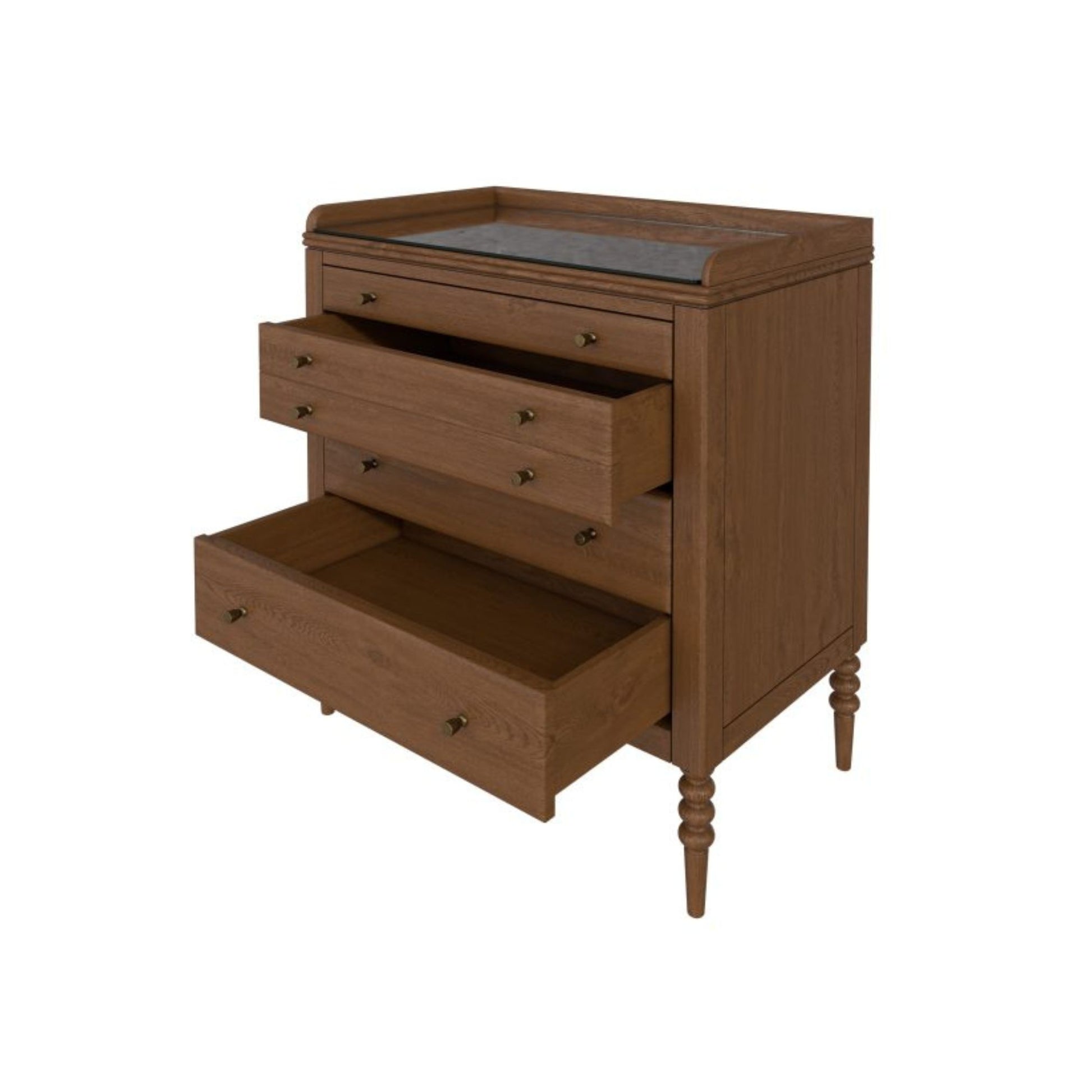 Will Teak 4 Drawer Chest