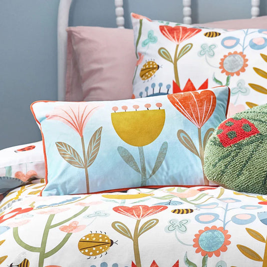 Scandi Floral Kids Cushion