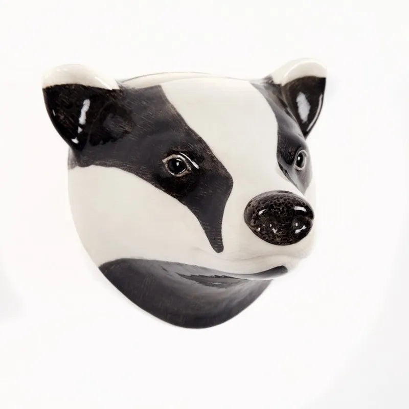 HANDPAINTED ANIMAL WALL VASE