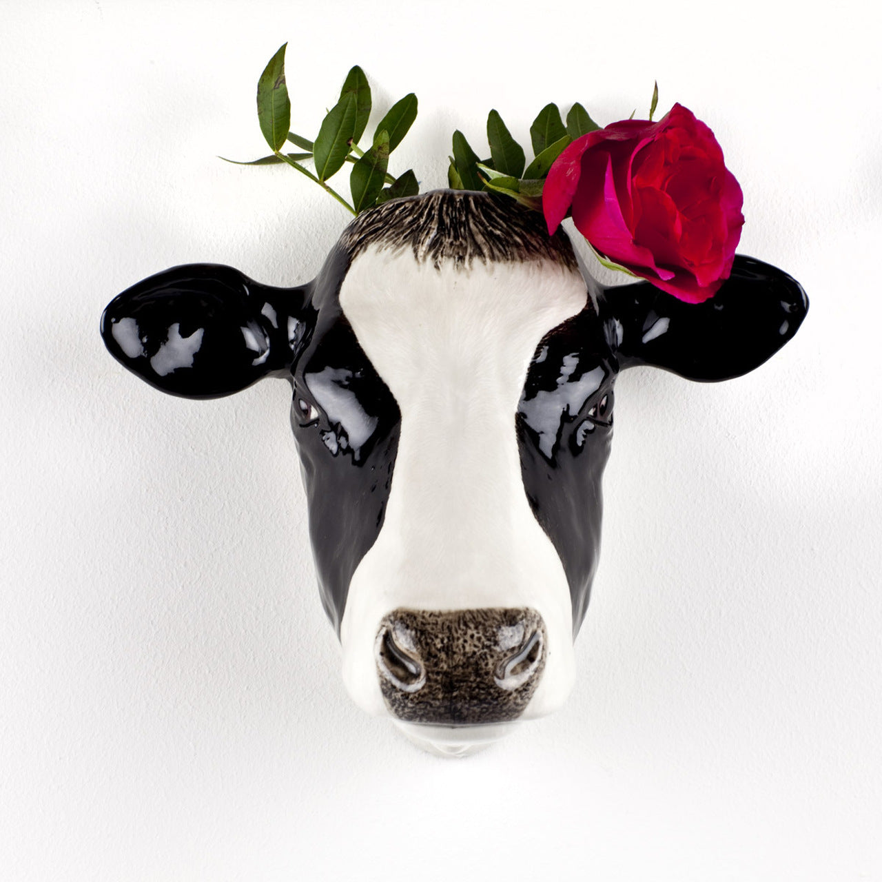 HANDPAINTED ANIMAL WALL VASE