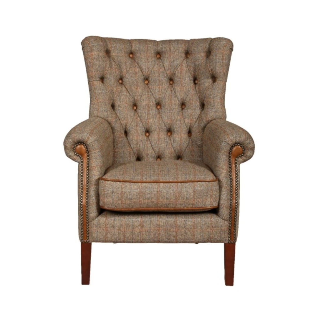 Exham Harris Tweed Armchair Available To Order