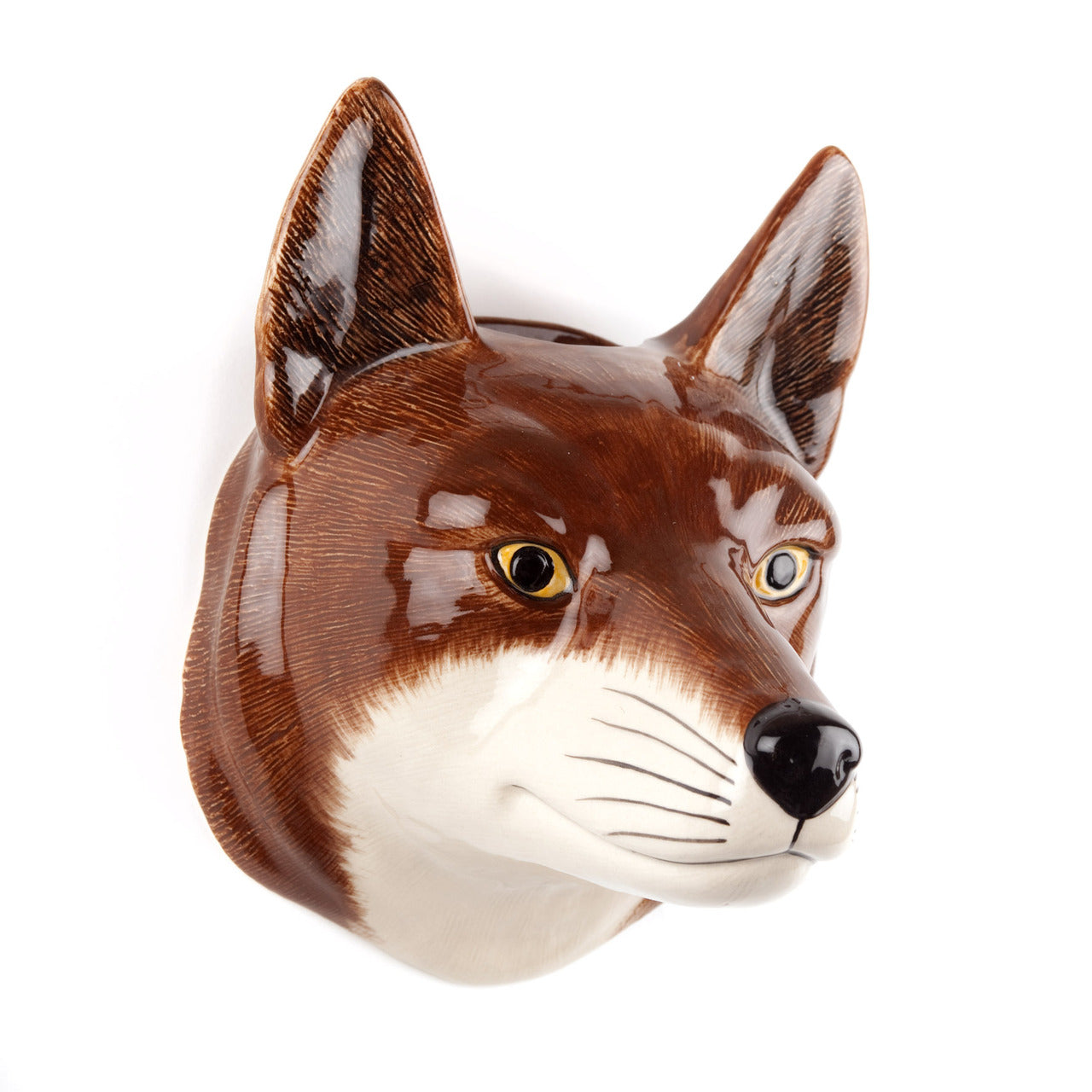 HANDPAINTED ANIMAL WALL VASE