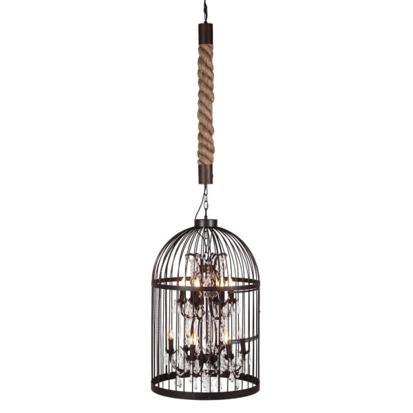 Large Metal birdcage chandelier 