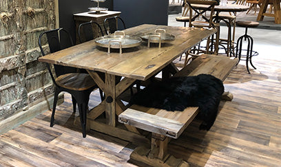 ACHILL RECLAIMED WOOD DINING TABLE 2.4m