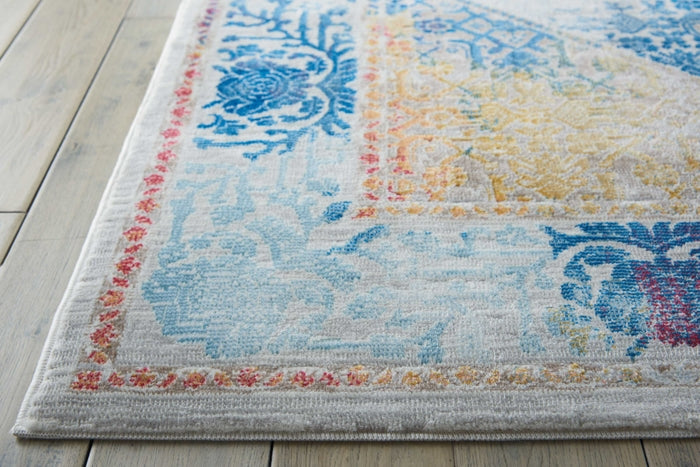 ANKER TURKISH RUG IVORY & MULTICOLOUR