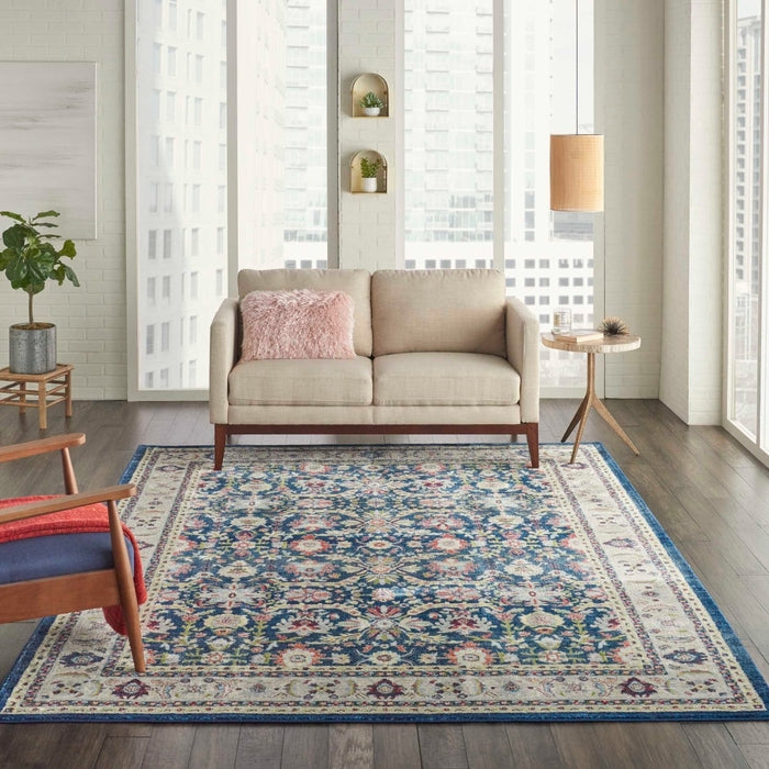 ANKER TURKISH RUG NAVY & PINK