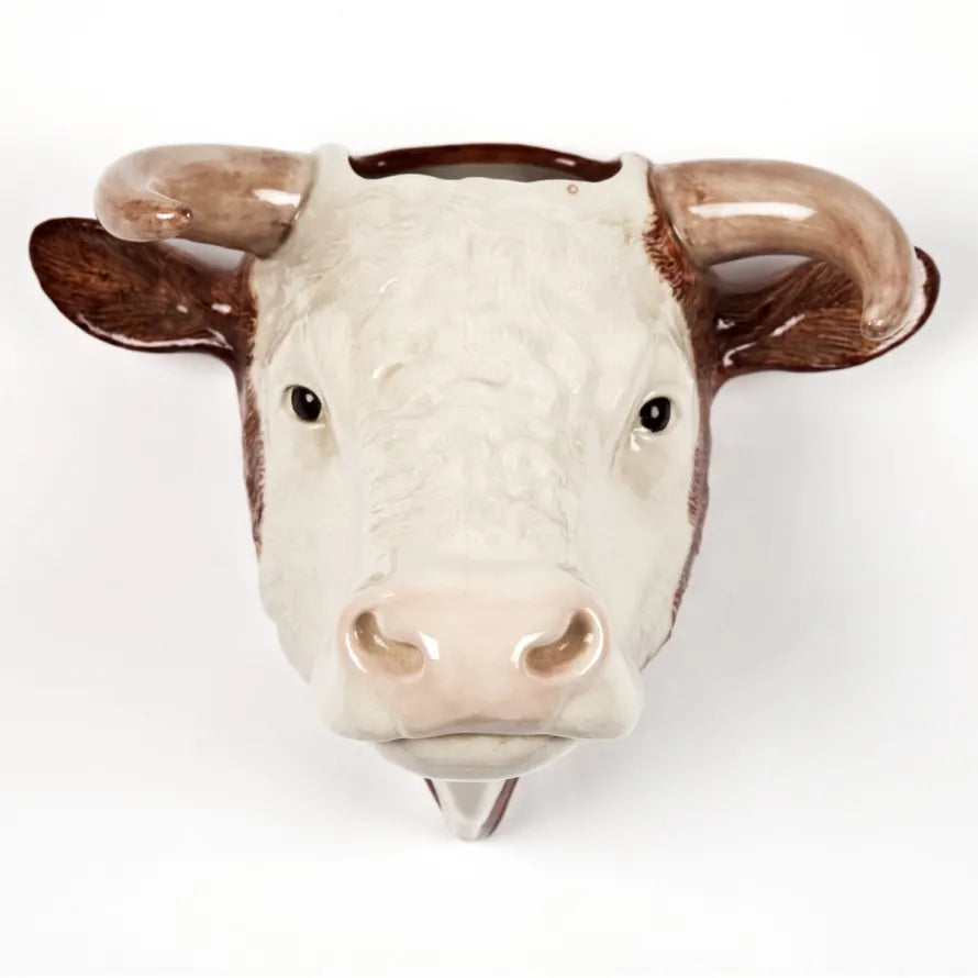 HANDPAINTED ANIMAL WALL VASE