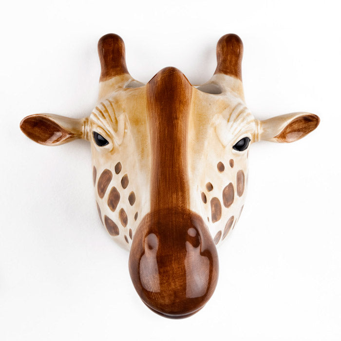 HANDPAINTED ANIMAL WALL VASE