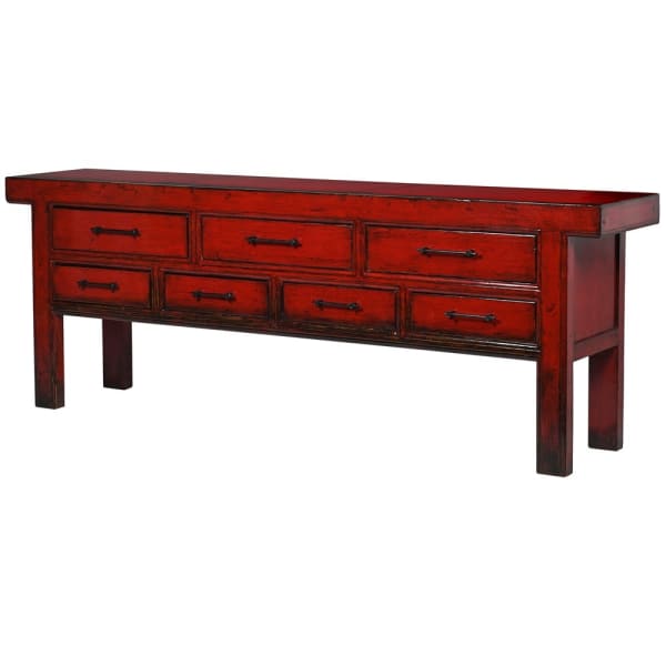 RICH RED GLOSS CONSOLE / SIDEBOARD
