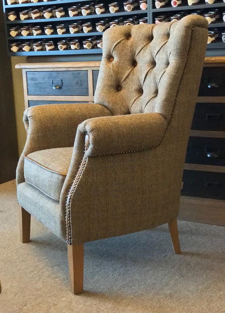 EXHAM HARRIS TWEED ARMCHAIR AVAILABLE TO ORDER