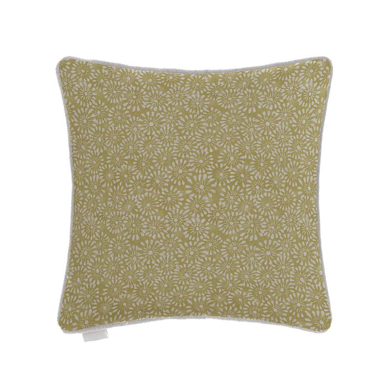 CHECKERED LINEN CUSHION